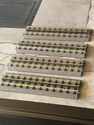 MTH RealTrax O Gauge 10 Inch Straight Lot of  4 - Image 1 of 4