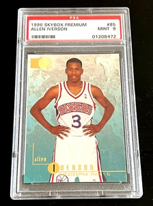 1996 SKYBOX PREMIUM #85 ALLEN IVERSON PSA 9 MINT - WE COMBINE SHIPPING - Bild 1 von 4