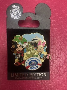 Limited Edition Mickey Minnie Cruise Pin 2007 Vacation Club  - Bild 1 von 6