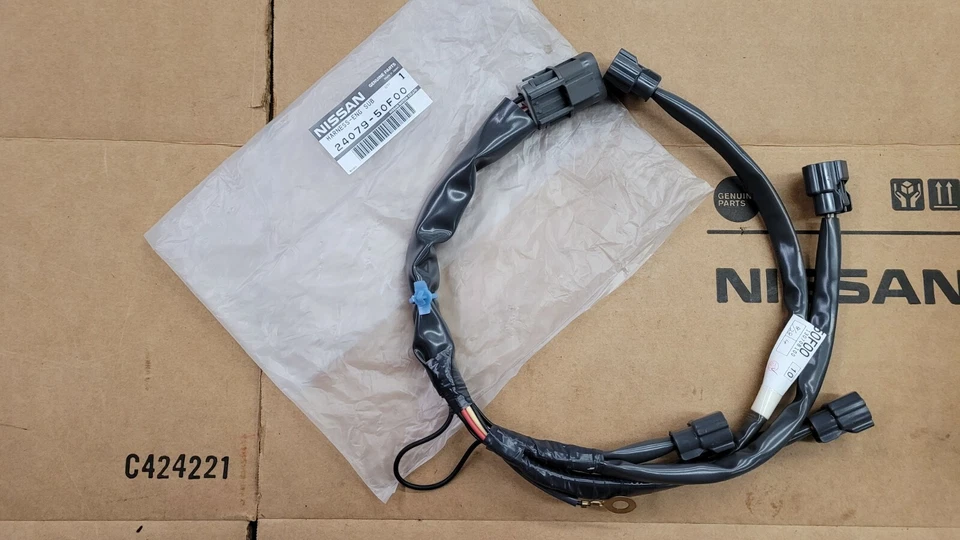 PAQUETE DE BOBINA DE ENCENDIDO ORIGINAL NISSAN 24079-50F00 SR20DET S13 S14 ARNÉS EGI JDM Foto 1 de 4