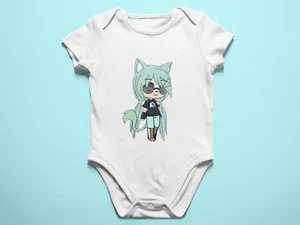 Bio Baumwolle Babystrampler für Anime Fans von Hatsune Miku - Bild 1 von 4