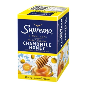 Supremo Herbal Infusion Chamomile with Honey - 20 Tea Bags - Picture 1 of 6