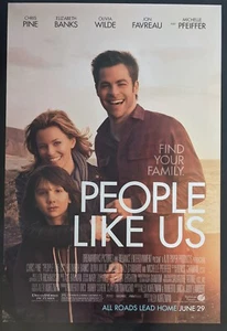 People Like Us (2012) Original 27x40 Movie Poster D/S Rolled, Chris Pine - Picture 1 of 18