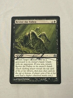 MTG Revive the Fallen Artist Proof and Signature Signed Belledin - Image 1 of 2