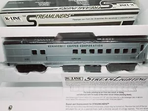 Coche de suministro aerodinámico K-Line K4537-0803 O Kennecott Copper Corp 803 - Imagen 1 de 8