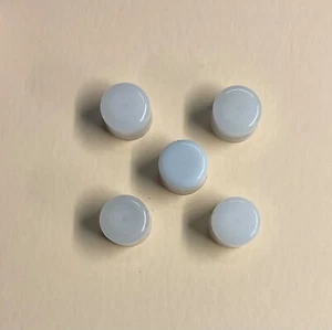 Lot of 5 Allen Bradley WHITE Illuminated 800T-PT16 push Button Lens Caps - Picture 1 of 1