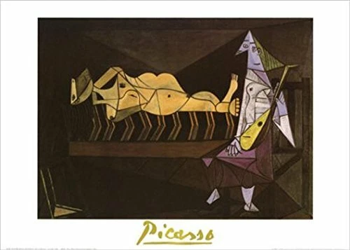 Serenata del amanecer desnuda (Aubade) 1942 por Pablo Picasso 28x20 impresión artística museo Foto 1 de 1