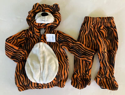 NWT Gymboree 2pc Plush Baby Tiger Costume 12-18 Months Soft & Warm - Image 1 of 3
