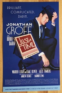JUST IN TIME Broadway Musical Window Card Poster - Picture 1 of 3