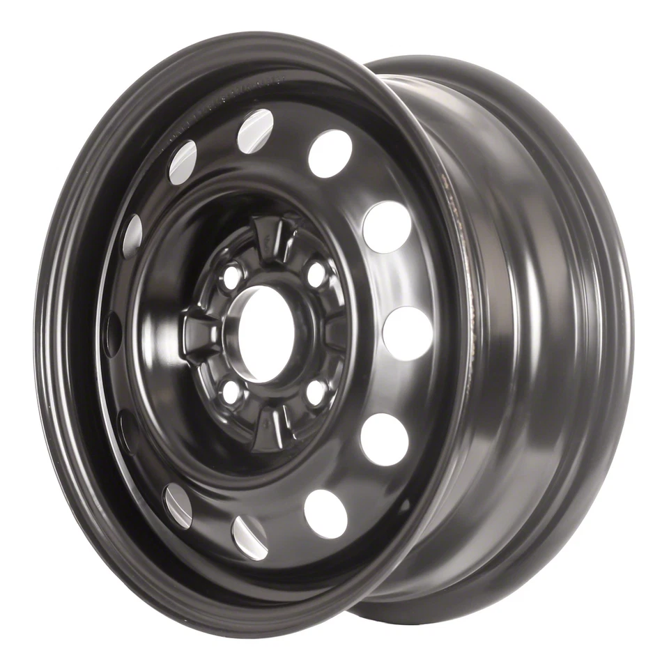 Reconditioned 15x6 Painted Black Wheel fits 560-70696 - Image 1 of 1