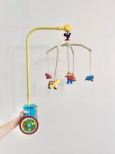 Vintage 1973 Fisher Price Farm Spieluhr Mobile 174 Brahms Wiegenlied 26" T - Bild 1 von 13