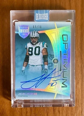 2024 Panini Eminence Julius Peppers Auto Diamond Ink 1/10 Carolina Panthers - Image 1 of 2