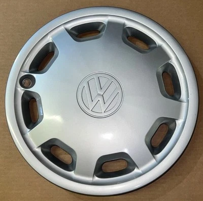Volkswagen Golf Jetta 1993-1999 tapacubos 61524 cubierta de rueda 14" plata 1HM601147AV7L Foto 1 de 4