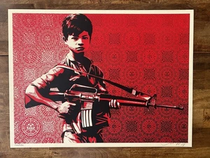 Shepard Fairey “Duality Of Humanity #4” Screenprint - Picture 1 of 10