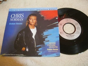 7" Single Chris Norman Broken Heroes Vinyl Hansa 109 808 - Bild 1 von 2