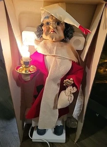 Vintage TELCO Motionette SCROOGE Christmas Carol 20" Animated Complete W/ Box  - Picture 1 of 6