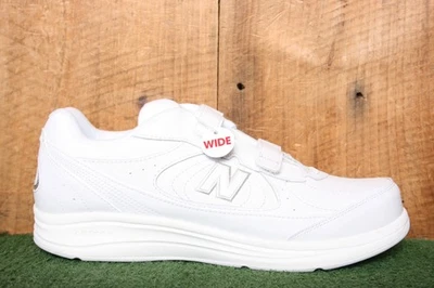 NEW BALANCE 577 Model WW577VW White Dual Strap Walking Shoes Women's Sz. 12 2E - Image 1 of 4