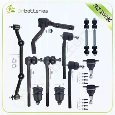 12x Sway Bar Link Ball Joint Tie Rod Ends Fits 1984-1991 GMC S15 Jimmy RWD/2WD - Image 1 of 4