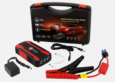 AVVIATORE AUTO 15000 BATTERIA EMERGENZA JUMP STARTER BOOSTER CARICABATTERIA - Immagine 1 di 4