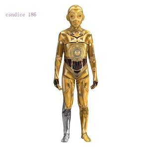 Star Wars Robot Jumpsuit Cosplay Clothing Tight-Fitting Halloween Props Costumes - Picture 1 of 7