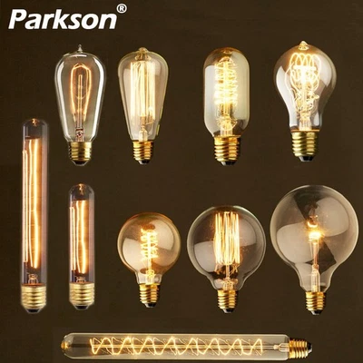 Edison A+ Dimmable Bulb Light E14/E27 Filament Decorative Vintage Industrial - Image 1 of 4