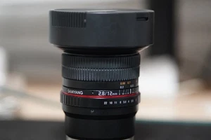 Samyang 12mm Ultra Wide Fisheye Lens for Sony E Mount Pre-owned - Picture 1 of 6
