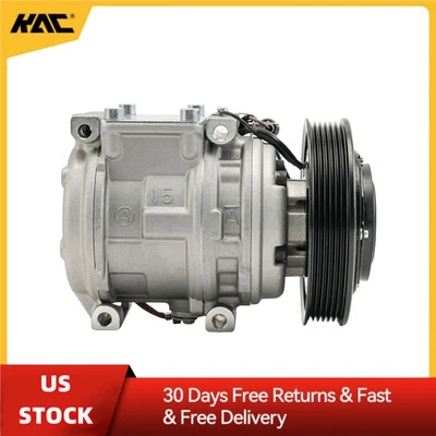 A/C Compressor 78320 For Toyota Corolla 1998 1999 2000 2001 2002 1.8L All Engine - Image 1 of 4