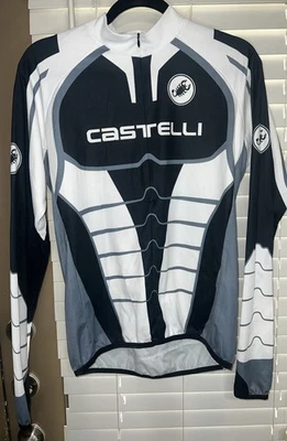 Castelli Long Sleeve 1/4 Zip Cycling Jersey Men's Size M - Image 1 of 4