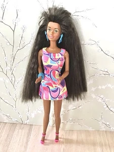 Muñeca Barbie afroamericana Totally Hair Christie 1991 Mattel #5948 vintage - Imagen 1 de 14
