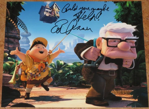 ED ASNER SIGNED 8X10 PHOTO AUTHENTIC AUTOGRAPH UP MARY TYLER MOORE SHOW COA D Cover