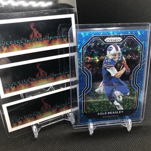 Cole Beasley /79 2020 Panini Prizm Aqua Blue Disco Parallel Card No. 5 - Picture 1 of 12