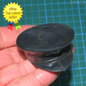 Action Man Hasbro Vintage Rare GI Joe Black Peak Cap c1960-70s FREE POST UK - Picture 1 of 9