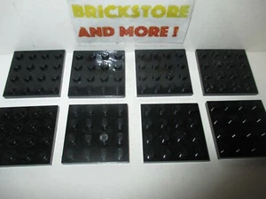 Lego - Plaque Plate 4x4 3031 Black/Noir - Choose Quantity x1 - x8 - Imagen 1 de 1