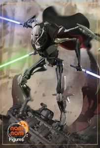 General Grievous - Star Wars - personaggio fan art - resina stampa 3D 269/112/69 mm busto - Foto 1 di 9