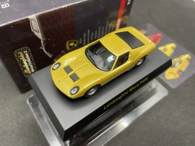 Kyosho 1/64 Lamborghini collection2 Miura P400 Gold diecast model car 12B3 - Image 1 of 4
