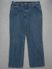 RA11410 **DKNY** RELAXED FIT WOMENS JEANS sz16; SOLID JEANS