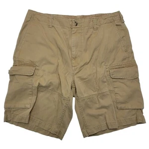 Polo Ralph Lauren Relaxed Fit Khaki Beige Cargo Shorts 10" Inseam Mens Size 34 - Picture 1 of 9