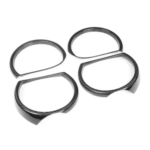 Cubierta de anillo de faros de fibra de carbono para Dodge Challenger SRT 2015-2023 - Imagen 1 de 5