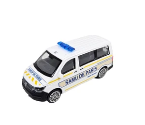 1/43 Furgoneta Volkswagen T6 bus SAMU Paris ambulance ambulancia Burago - Imagen 1 de 5