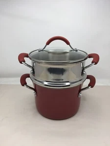 Olla para salsa antiadherente Rachael Ray Cucina - 3 cuartos, rojo arándano - Imagen 1 de 11