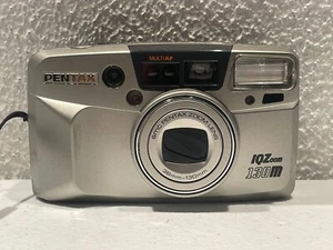 Pentax IQZoom 130M 35mm Film AF Point Shoot Camera 38-130mm- Film Tested #AH - Picture 1 of 7