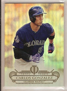 2014 Topps Tribute Carlos Gonzalez Colorado Rockies #60 - Picture 1 of 1