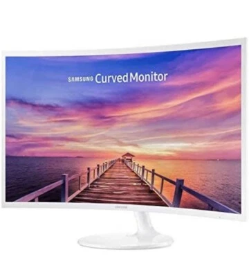 Samsung 27" Curved Widescreen LED Monitor - Image 1 of 4