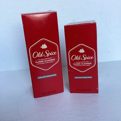 Old Spice Classic Scent After-Shave 6.37 Oz 4.25 Fl Oz (Pack of 2) READ - Image 1 of 4