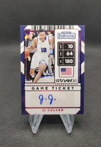 JJ CULVER 2020 Contenders Draft Picks Red Game Ticket Rookie Card Auto Wayland