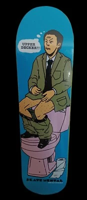 Skate Mental Upper Decker tabla de skate nueva en encogimiento RARA Foto 1 de 2