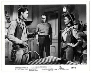 TRES JÓVENES TEXANOS estrellas Jeffrey Hunter, Mitzi Gaynor ~ 1953 película fija - Imagen 1 de 1