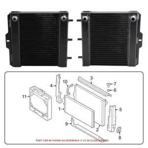 Left & Right Secondary Radiators for BMW M2 M3 M4 F80/82/83 S55 3.0L 2015-2020 - Picture 1 of 10