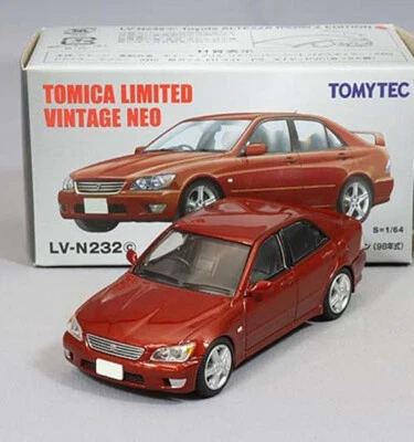 Tomytec Tomy Tomica Vintage NEO LV-N232C Toyota Altezza RS200 Z Edition 1:64 Foto 1 de 3