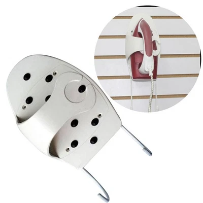  Multifunctional Iron Holder Wall Mounted Ironing Hook Board Storage Rack - Bild 1 von 4